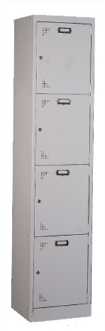 4 Compartments Steel Locker