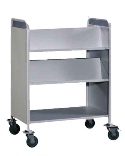 Double Sided Book Trolley