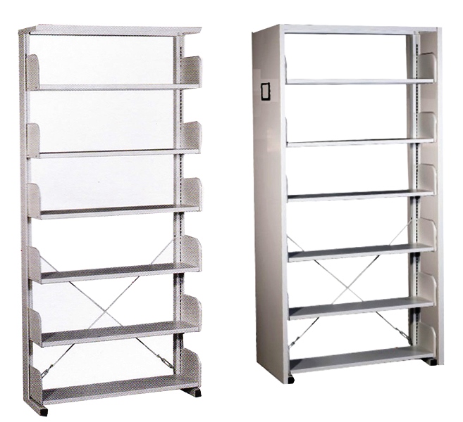 Single Sided Library Shelving