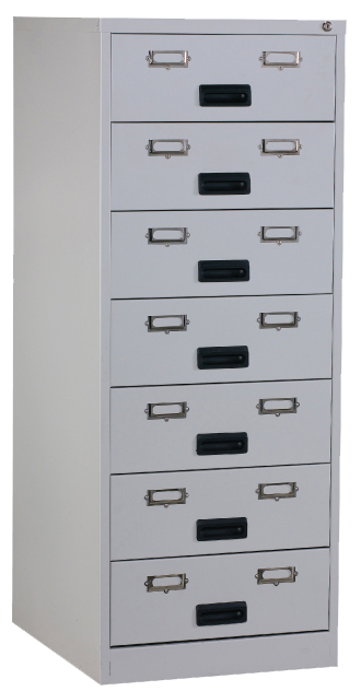 7 Drawers Card Record Cabinet