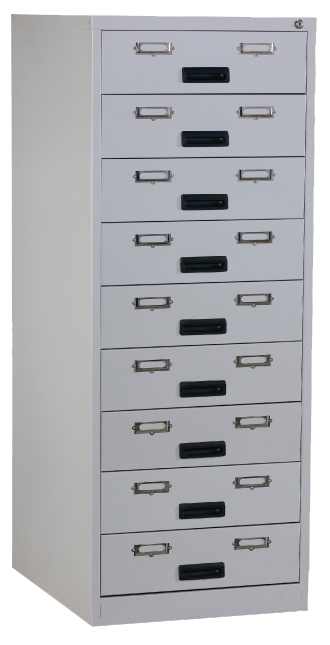 9 Drawers Card Record Cabinet