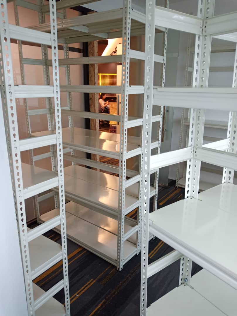 Boltless rack with metal capping at Menara Sunway, Kuala Lumpur - Steel ...